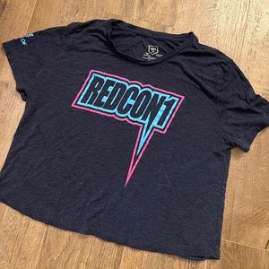 Women's PREMIUM VICE CITY NAVY CROP Redcon1